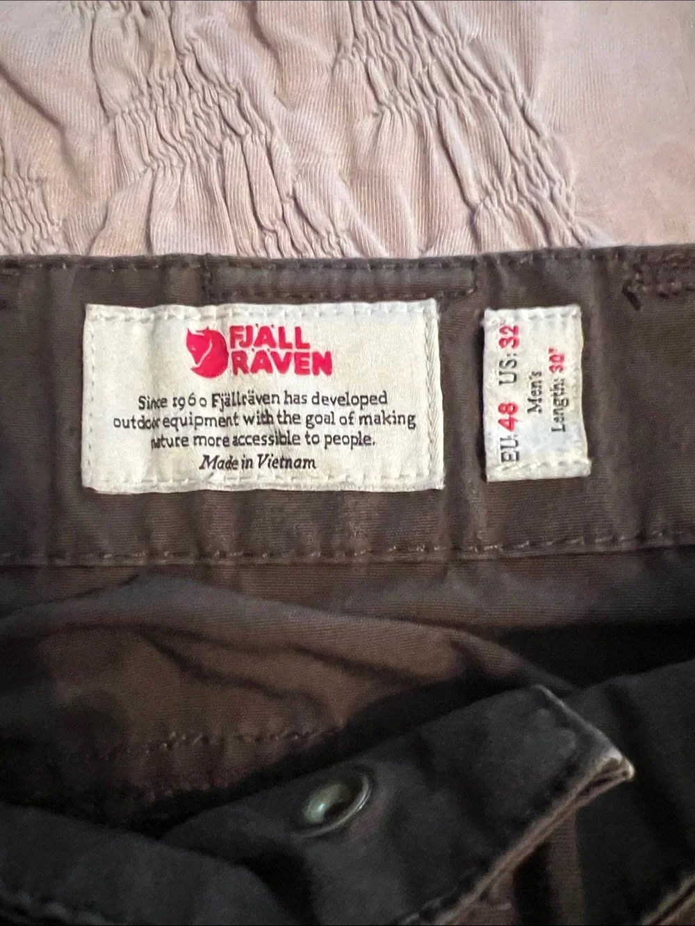 Men's FJALLRAVEN Cargo Pants G-1000